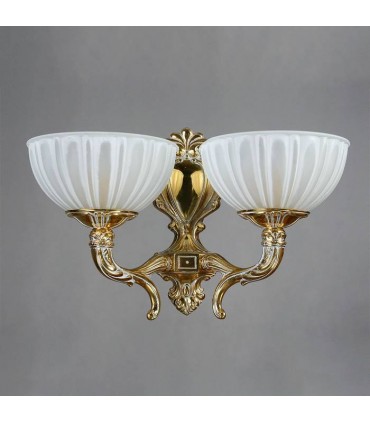 Бра AMBIENTE by BRIZZI серия VALENCIA, 02227/2 WP, белая патина 02227/2 WP