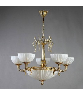 Люстра AMBIENTE by BRIZZI серия VALENCIA, 02227/5 WP, белая патина 02227/5 WP