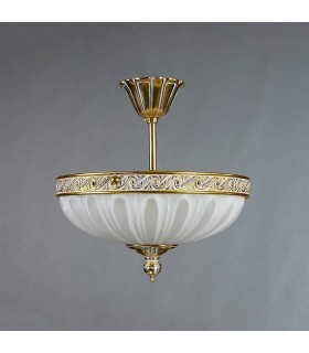 Потолочный светильник AMBIENTE by BRIZZI серия NAVARRA, 02228/30 PL WP, белая патина 02228/30 PL WP