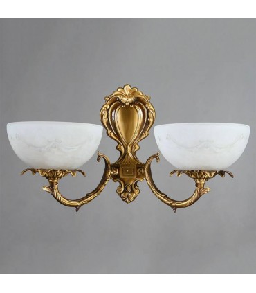Бра AMBIENTE by BRIZZI серия MERIDA, 0848/2 AB, матовая бронза 0848/2 AB