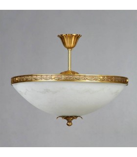 Потолочный светильник AMBIENTE by BRIZZI серия MERIDA, 0848/50 PL AB, матовая бронза 0848/50 PL AB