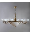 Люстра AMBIENTE by BRIZZI серия MERIDA, 0848/8 AB, матовая бронза 0848/8 AB