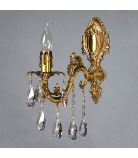 Бра AMBIENTE by BRIZZI серия GRANADA, 2118/1 AB Tear drop, матовая бронза 2118/1 AB Tear drop