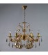 Люстра AMBIENTE by BRIZZI серия GRANADA, 2118/6 AB Tear drop, матовая бронза 2118/6 AB Tear drop