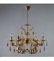 Люстра AMBIENTE by BRIZZI серия GRANADA, 2118/6 AB Tear drop, матовая бронза 2118/6 AB Tear drop