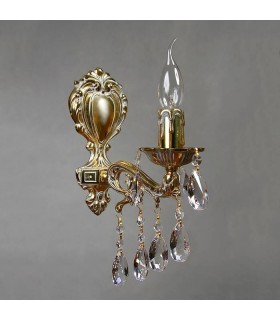 Бра AMBIENTE by BRIZZI серия LEON, 2128/1 WP Tear Drop, белая патина 2128/1 WP Tear Drop
