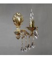 Бра AMBIENTE by BRIZZI серия LEON, 2128/1 WP Tear Drop, белая патина 2128/1 WP Tear Drop