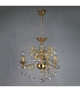 Люстра AMBIENTE by BRIZZI серия LEON, 2128/3 WP Tear Drop, белая патина 2128/3 WP Tear Drop