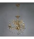 Люстра AMBIENTE by BRIZZI серия LEON, 2128/3 РB Tear Drop, блестящая бронза 2128/3 РB Tear Drop