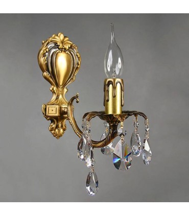 Бра AMBIENTE by BRIZZI серия BENISA, 2226/1 AB Tear Drop, матовая бронза 2226/1 AB Tear Drop