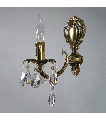 Бра AMBIENTE by BRIZZI серия BENISA, 2226/1 PB Tear Drop, блестящая бронза 2226/1 PB Tear Drop