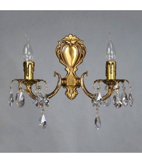 Бра AMBIENTE by BRIZZI серия BENISA, 2226/2 AB Tear Drop, матовая бронза 2226/2 AB Tear Drop