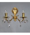 Бра AMBIENTE by BRIZZI серия BENISA, 2226/2 AB Tear Drop, матовая бронза 2226/2 AB Tear Drop