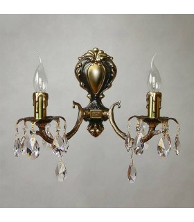 Бра AMBIENTE by BRIZZI серия BENISA, 2226/2 PB Tear Drop, блестящая бронза 2226/2 PB Tear Drop