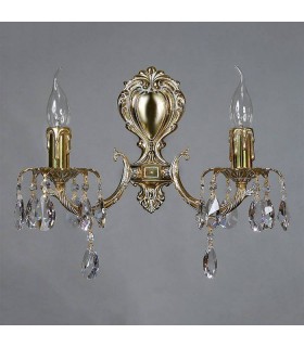 Бра AMBIENTE by BRIZZI серия BENISA, 2226/2 WP Tear Drop, белая патина 2226/2 WP Tear Drop