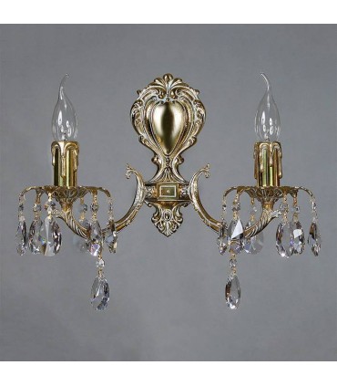 Бра AMBIENTE by BRIZZI серия BENISA, 2226/2 WP Tear Drop, белая патина 2226/2 WP Tear Drop