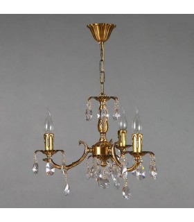 Люстра AMBIENTE by BRIZZI серия BENISA, 2226/3 AB Tear Drop, матовая бронза 2226/3 AB Tear Drop