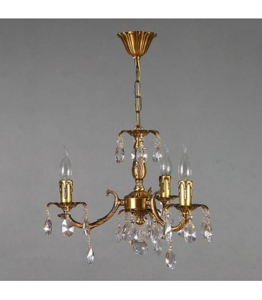 Люстра AMBIENTE by BRIZZI серия BENISA, 2226/3 AB Tear Drop, матовая бронза 2226/3 AB Tear Drop