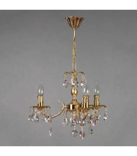 Люстра AMBIENTE by BRIZZI серия BENISA, 2226/3 WP Tear Drop, белая патина 2226/3 WP Tear Drop