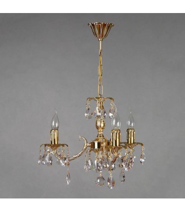 Люстра AMBIENTE by BRIZZI серия BENISA, 2226/3 WP Tear Drop, белая патина 2226/3 WP Tear Drop