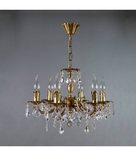 Люстра AMBIENTE by BRIZZI серия BENISA, 2226/6 AB Tear Drop, матовая бронза 2226/6 AB Tear Drop