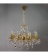 Люстра AMBIENTE by BRIZZI серия BENISA, 2226/8 WP Tear Drop, белая патина 2226/8 WP Tear Drop