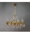 Люстра AMBIENTE by BRIZZI серия BENISA, 2226/8 WP Tear Drop, белая патина 2226/8 WP Tear Drop