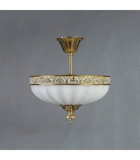 Потолочный светильник AMBIENTE by BRIZZI серия LUGO, 8539/30 PL WP, белая патина 8539/30 PL WP