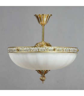 Потолочный светильник AMBIENTE by BRIZZI серия LUGO, 8539/40 PL WP, белая патина 8539/40 PL WP