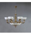 Люстра AMBIENTE by BRIZZI серия LUGO, 8539/6 WP, белая патина 8539/6 WP