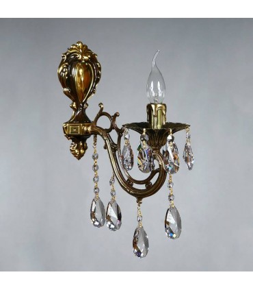 Бра AMBIENTE by BRIZZI серия ARIA, 8818/1 PB Tear drop, блестящая бронза 8818/1 PB Tear drop