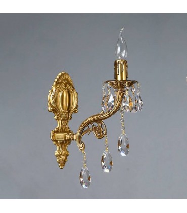 Бра AMBIENTE by BRIZZI серия FERRO, 8828/1 AB Tear Drop, матовая бронза 8828/1 AB Tear Drop