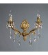 Бра AMBIENTE by BRIZZI серия FERRO, 8828/2 AB Tear Drop, матовая бронза 8828/2 AB Tear Drop