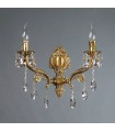 Бра AMBIENTE by BRIZZI серия FERRO, 8828/2 AB Tear Drop, матовая бронза 8828/2 AB Tear Drop