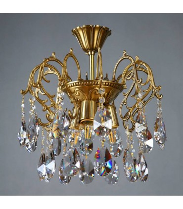 Потолочный светильник AMBIENTE by BRIZZI серия ALICANTE, 8888/3 PL AB Tear drop, матовая бронза 8888/3 PL AB Tear Drop