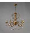 Люстра AMBIENTE by BRIZZI серия ALICANTE, 8888/5 AB Tear drop, матовая бронза 8888/5 AB Tear drop