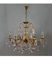 Люстра AMBIENTE by BRIZZI серия ALICANTE, 8888/6 AB Tear drop, матовая бронза 8888/6 AB Tear drop