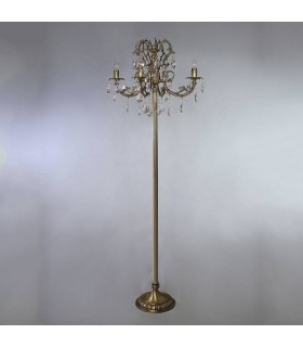 Торшер AMBIENTE by BRIZZI серия ALICANTE, 8888F/4 AB Tear drop, матовая бронза 8888F/4 AB Tear Drop