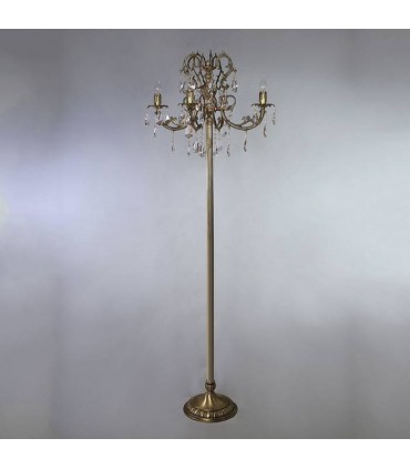 Торшер AMBIENTE by BRIZZI серия ALICANTE, 8888F/4 AB Tear drop, матовая бронза 8888F/4 AB Tear Drop