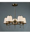 Люстра BRIZZI MODERN, MA 01625CA/005 BC, бронза/крем MA 01625CA/005 BC