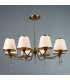 Люстра BRIZZI MODERN, MA 01625CA/008 BC, бронза/крем MA 01625CA/008 BC