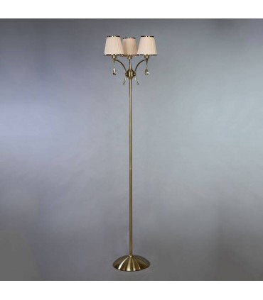 Торшер BRIZZI MODERN, MA 01625F/003 BC, бронза/крем MA 01625F/003 BC