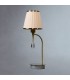 Настольная лампа BRIZZI MODERN, MA 01625T/001 BC, бронза/крем MA 01625T/001 BC
