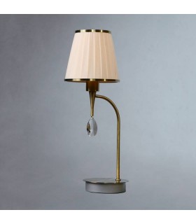 Настольная лампа BRIZZI MODERN, MA 01625T/001 BC, бронза/крем MA 01625T/001 BC