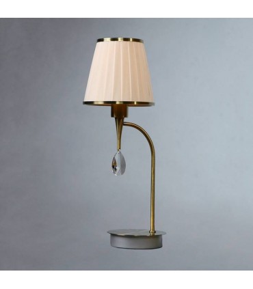 Настольная лампа BRIZZI MODERN, MA 01625T/001 BC, бронза/крем MA 01625T/001 BC