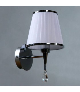 Бра BRIZZI MODERN, MA 01625W/001 C, хром/белый MA 01625W/001 C