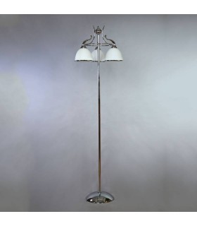 Торшер BRIZZI MODERN, MA 02401F/003 C, хром/белый MA 02401F/003 C