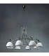 Люстра BRIZZI MODERN, MA 02401CA/008 C, хром/белый MA 02401CA/008 C