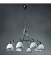 Люстра BRIZZI MODERN, MA 02401CA/008 C, хром/белый MA 02401CA/008 C