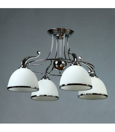 Люстра BRIZZI MODERN, MA 02401CB/004 C, хром/белый MA 02401CB/004 C